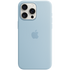 Apple iPhone 15 Pro Max Silicone Case with MagSafe - Light Blue,Model A3126