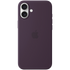 Apple iPhone 16 Plus Silicone Case with MagSafe - Plum,Model A3314
