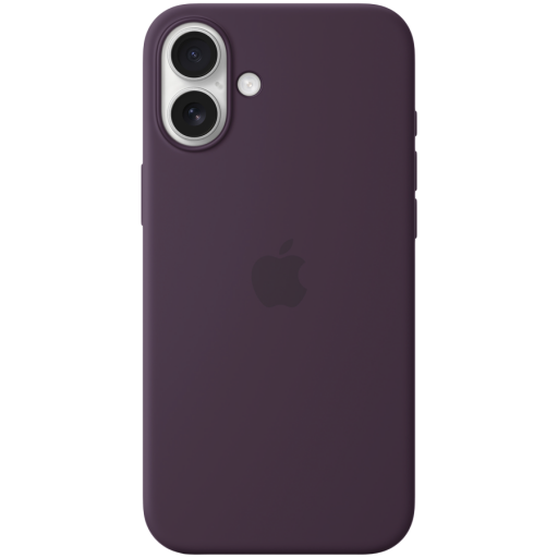 Apple iPhone 16 Plus Silicone Case with MagSafe - Plum,Model A3314