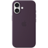 Apple iPhone 16 Silicone Case with MagSafe - Plum,Model A3313