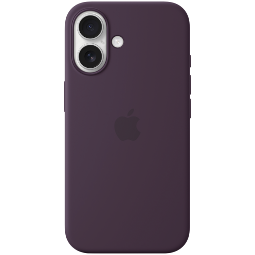Apple iPhone 16 Silicone Case with MagSafe - Plum,Model A3313