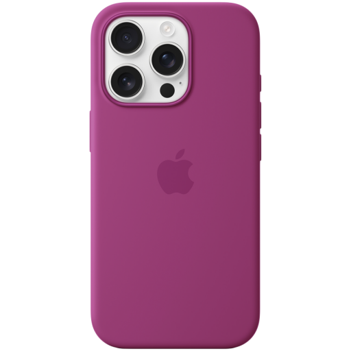 Apple iPhone 16 Pro Silicone Case with MagSafe - Fuchsia,Model A3315