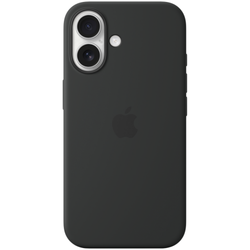 Apple iPhone 16 Silicone Case with MagSafe - Black,Model A3313
