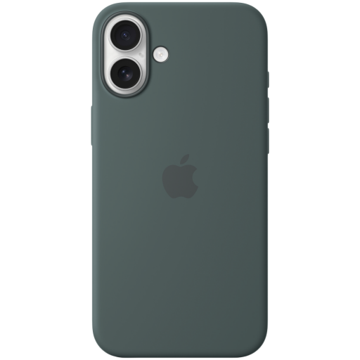 Apple iPhone 16 Plus Silicone Case with MagSafe - Lake Green,Model A3314