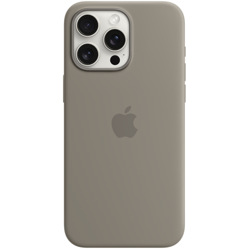Apple iPhone 15 Pro Max Silicone Case with MagSafe - Clay,Model A3126