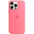 Apple iPhone 15 Pro Max Silicone Case with MagSafe - Pink,Model A3126