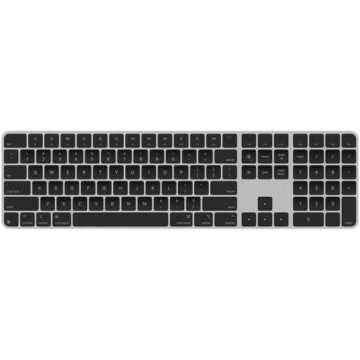 Apple Magic Keyboard with Touch ID and Numeric Keypad for Mac models with Apple silicon - International English - Black Keys,Model A3119