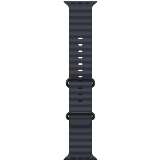 Apple 49mm Navy Ocean Band - Black Titanium Finish