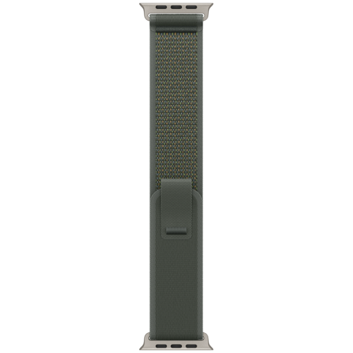 Apple 49mm Green Trail Loop - M/L - Natural Titanium Finish