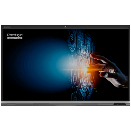 PRESTIGIO SOLUTIONS Multiboard 98" Light+ Series UHD 4K, Android 11, Dual Wi-Fi, 40TP, NFC, Camera, touch pen