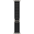 Apple 49mm Black Alpine Loop - Large - Natural Titanium Finish