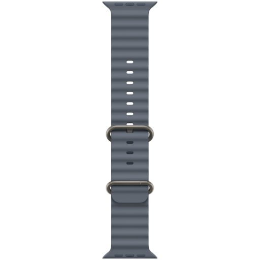 Apple 49mm Anchor Blue Ocean Band - Natural Titanium Finish