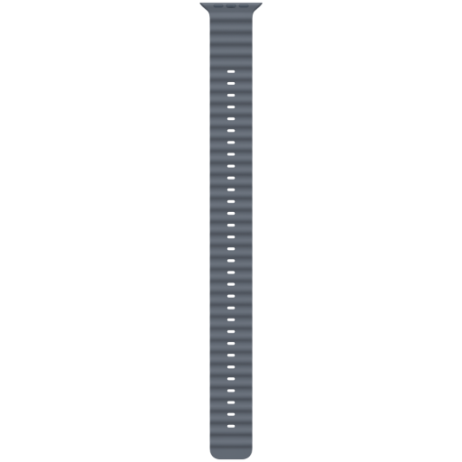 Apple 49mm Anchor Blue Ocean Band Extension - Black Titanium Finish