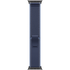 Apple 49mm Blue/Bright Blue Trail Loop - M/L - Black Titanium Finish
