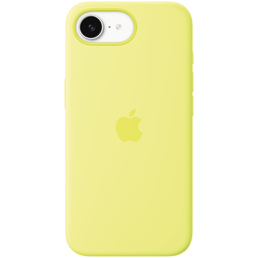 Apple iPhone 16e Silicone Case - Neon Yellow,Model A3407