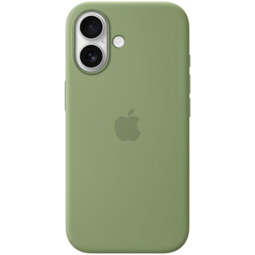 Apple iPhone 17 Silicone Case with MagSafe - Light Moss,Model A3558
