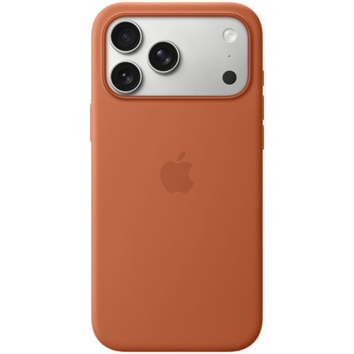 Apple iPhone 17 Pro Max Silicone Case with MagSafe - Terra Cotta,Model A3560