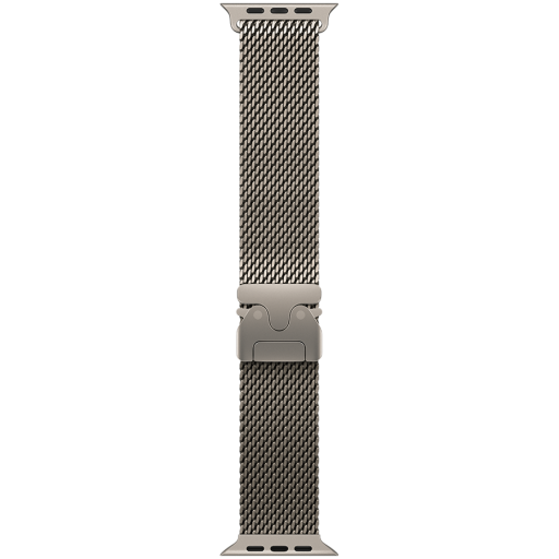 Apple 49mm Natural Titanium Milanese Loop - Medium