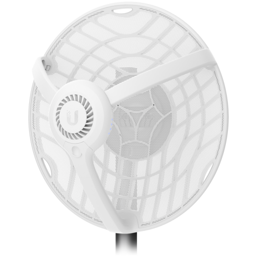 Ubiquiti AF60 LR is a 60GHz radio designed for high-throughput connectivity over an extended range. The airFiber 60 LR features the integrated high-gain dish antenna for high speed, long-range performance Point-to-Point (PtP) links 12+ km