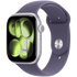 Apple Watch Series 11 GPS 46mm Silver Aluminium Case with Purple Fog Sport Band - M/L,Model A3333
