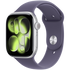 Apple Watch Series 11 GPS + Cellular 46mm Silver Aluminium Case with Purple Fog Sport Band - M/L,Model A3337