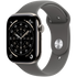 Apple Watch Series 11 GPS + Cellular 46mm Natural Titanium Case with Stone Grey Sport Band - S/M,Model A3337