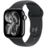 Apple Watch Series 11 GPS 42mm Jet Black Aluminium Case with Black Sport Band - M/L,Model A3331