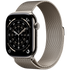 Apple Watch Series 11 GPS + Cellular 46mm Natural Titanium Case with Natural Milanese Loop - M/L,Model A3337