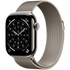 Apple Watch Series 11 GPS + Cellular 42mm Natural Titanium Case with Natural Milanese Loop,Model A3335