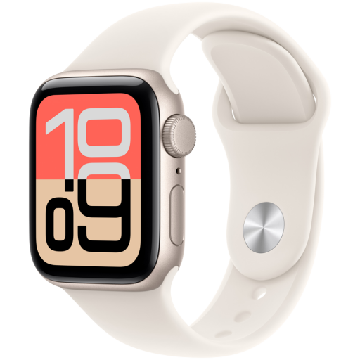 Apple Watch SE 3 GPS 40 mm Starlight Aluminium Case with Starlight Sport Band-M/L,Model A3324