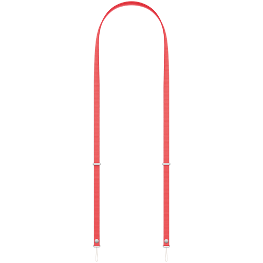 Apple Crossbody Strap - Bright Guava,Model A3555