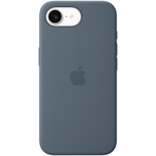 Apple iPhone 17e Silicone Case with MagSafe - Anchor Blue,Model A3646