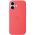 Apple iPhone 17 Silicone Case with MagSafe - Bright Guava,Model A3558
