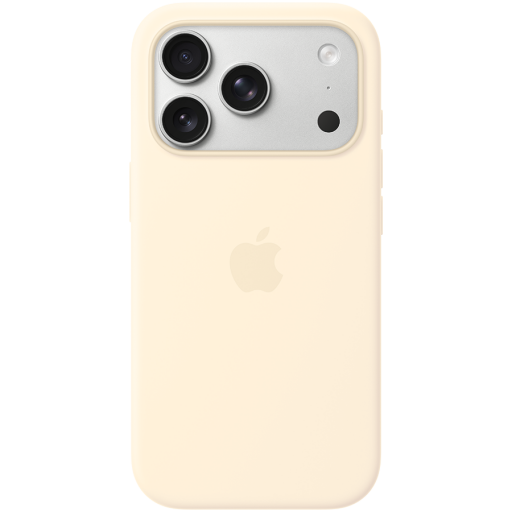 Apple iPhone 17 Pro Silicone Case with MagSafe - Vanilla,Model A3559