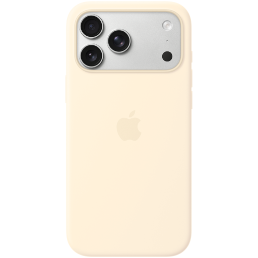 Apple iPhone 17 Pro Max Silicone Case with MagSafe - Vanilla,Model A3560