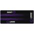 LORGAR RX1FM, Sim Racing Floor Mat Advanced, Stitched edge, 1,700X700X3 mm, Black/purple