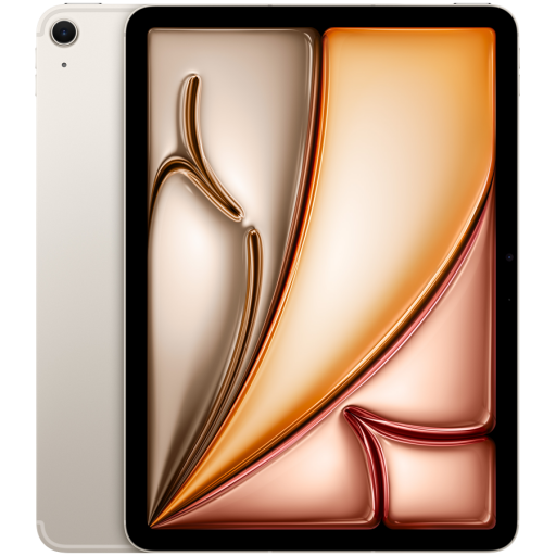 Apple 11-inch iPad Air M4 Wi-Fi + Cellular 1TB - Starlight,Model A3460
