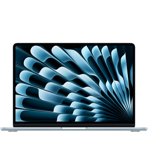Apple 13-inch MacBook Air: Apple M5 chip with 10-core CPU and 10-core GPU, 24GB, 1TB SSD - Sky Blue,Model A3449