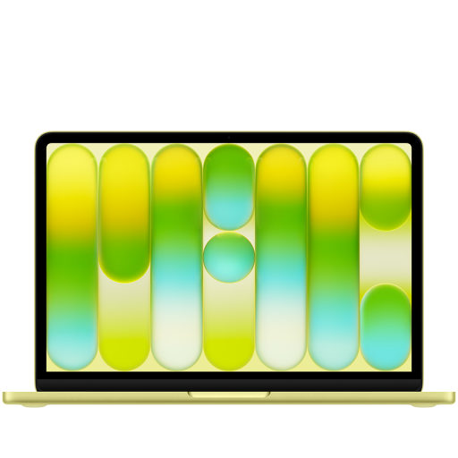 Apple 13-inch MacBook Neo: Apple A18 Pro chip with 6-core CPU and 5-core GPU, 8GB, 256GB SSD - Citrus,Model A3404