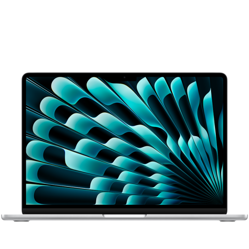 Apple 13-inch MacBook Air: Apple M5 chip with 10-core CPU and 10-core GPU, 24GB, 1TB SSD - Silver,Model A3449