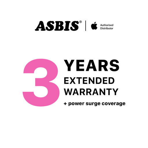 Additional 3-years warranty + power surge coverage for MacBook Air13, M5