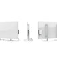 AENO PREMIUM ECO SMART HEATER 700W TEMPERED GLASS WHITE AGH0003S