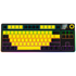 LORGAR KBP70TKLW, Wireless TKL Mechanical Gaming Keyboard Pro, Black/yellow, EN layout