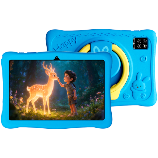 OSCAL KIDO 2 WiFi 10.1-inch HD IPS 800x1280 Quad-core T310 up to 2.0 GHz RAM 4GB ROM 64GB Cam Rear 8MP Front 5MP WiFi5 BT 5.0 Battery 6600mAh Android 16 Bunny Blue