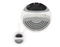 Mellerware Deep Fryer Adjustable Temperature Plastic White 1L 950W Frymaster 27101
