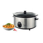 Mellerware Slow Cooker Stainless Steel Brushed 3.5L 240W Tempo 27565A
