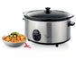 Mellerware Slow Cooker Stainless Steel Brushed 3.5L 240W Tempo 27565A