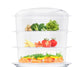 Mellerware Food Steamer With Timer Plastic 3 Tier / 9L 800W Dim Sum 27610