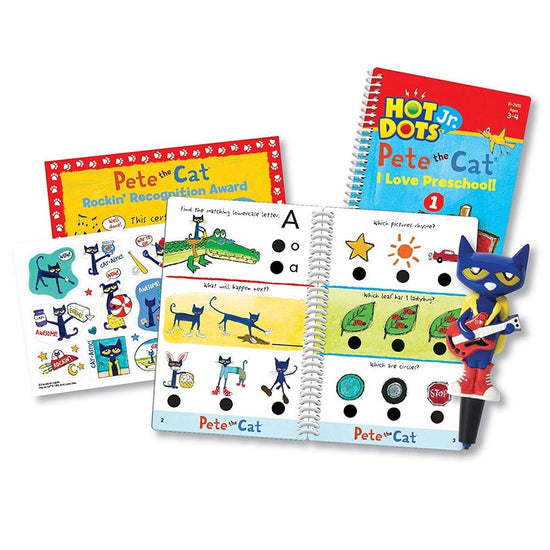 Educational Insights - Hot Dotsﾂｮ Jr. Pete the Cat I Love Preschool