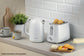 Kenwood Elementa Stainless Steel 2 Slice Toaster Matt White TCM37.000WH